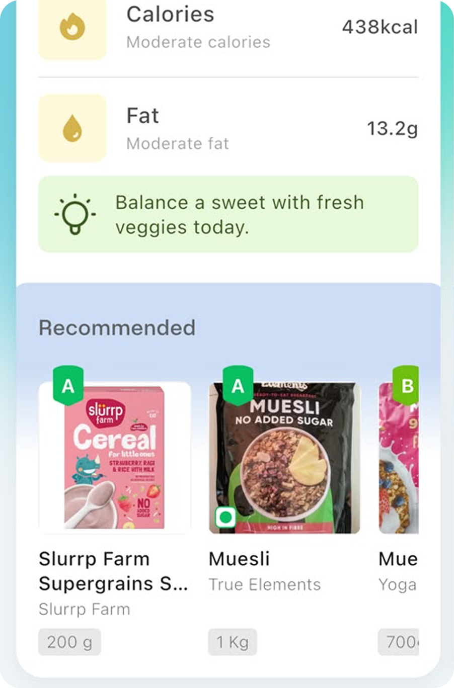 LivBright app screen